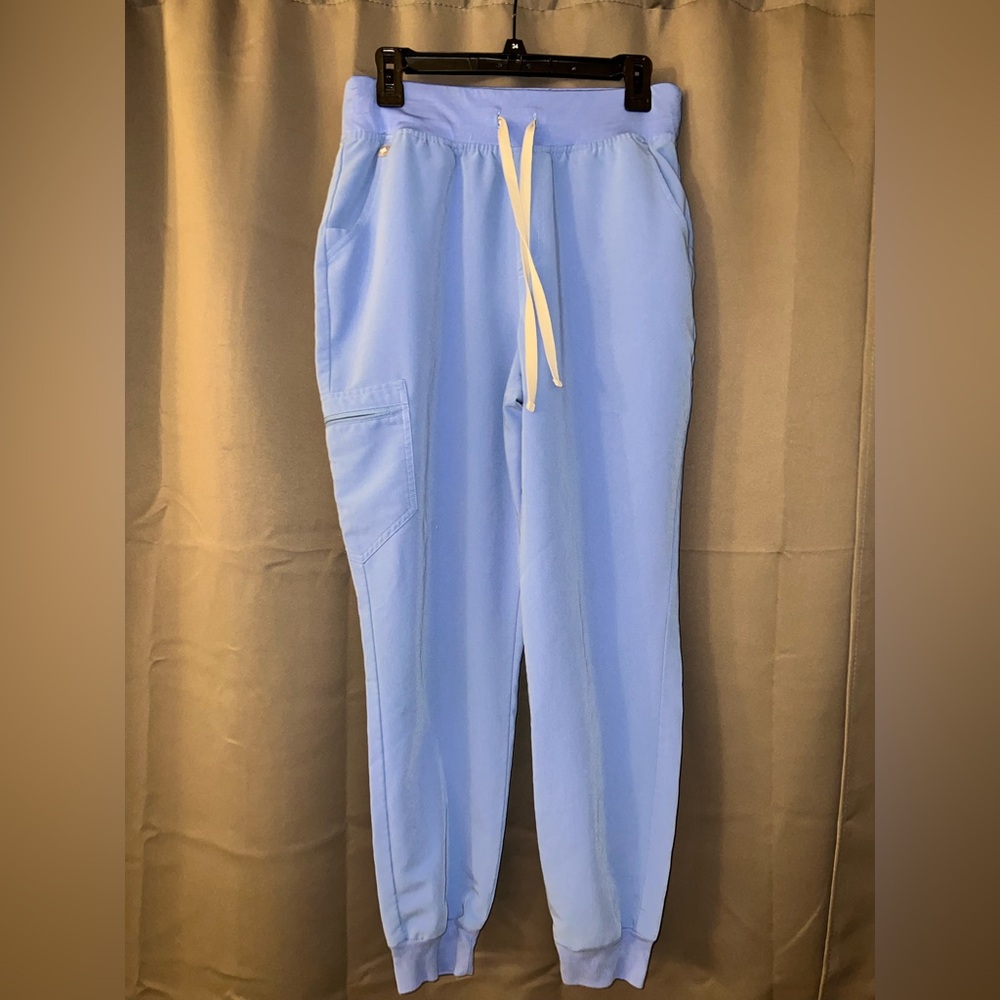 Figs Ciel Blue Scrub Pants